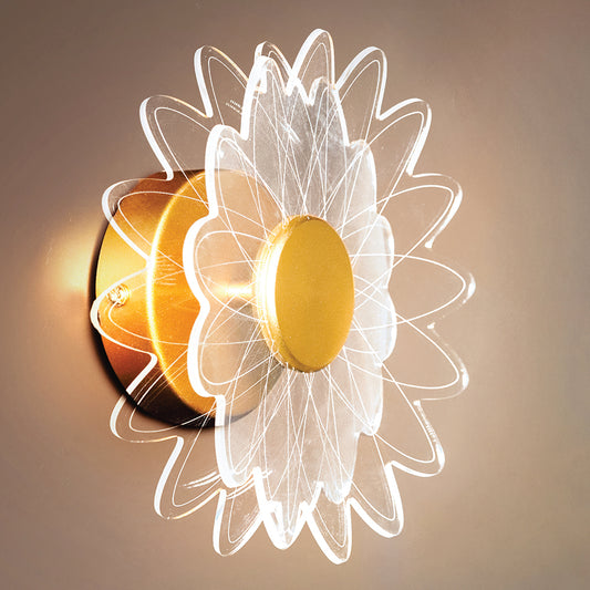 Flower Design LED Wall Light For Wall-Mounted Lamps for Living Room, Bedroom, Office, Hallways & Feature Walls